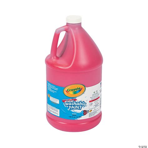 Gallon Crayola® Red Washable Paint | Oriental Trading