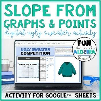 Slope From a Graph & 2 Points Digital Activity by Fun with Algebra