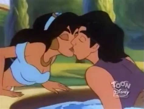 Image - Aladdin & Jasmine Kiss (1).jpg | Disney Wiki | FANDOM powered ...