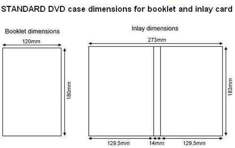 Dvd Case Dimensions | amulette