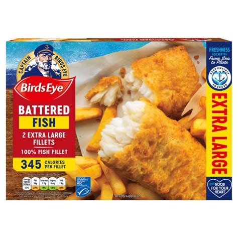 Birds Eye 2 Battered Extra Large Fish Fillets 320g - Co-op