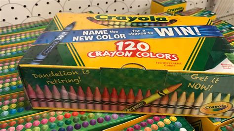 Crayola retires dandelion, adds a share of blue to its crayons - ABC7 ...