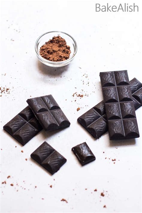 Homemade Dark Chocolate Bars - Made From Cocoa Powder