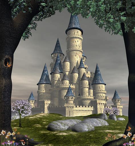 Fantasy Castle Digital Art by David Griffith - Fine Art America