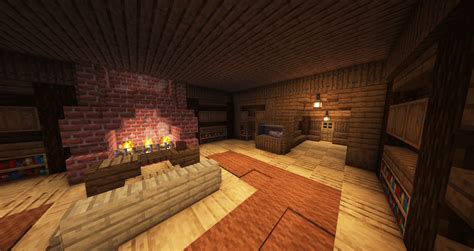 Built a Cozy Living Room : r/Minecraftbuilds