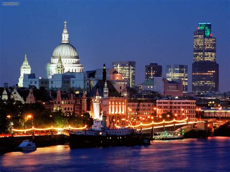 London Skyline at Night Wallpapers - Top Free London Skyline at Night ...