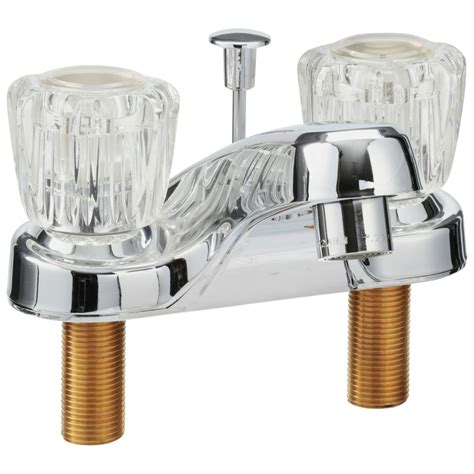 Peerless Choice Centerset Two Handle Bathroom Faucet in Chrome ...