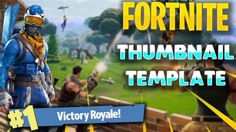 Fortnite Thumbnail Template by @mahathir_mt - Free download on ToneDen