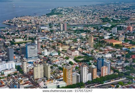 Aerial View Manaus Amazonas Amazon River Stock Photo (Edit Now) 1570572247