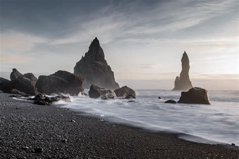 Black Sand Beach Iceland Map