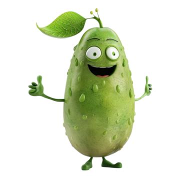 Cartoon Pickle Character PNG Transparent Images Free Download | Vector ...