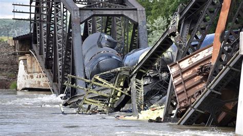 Montana: Train carrying hazardous material falls into river after ...