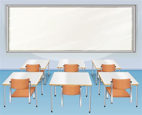 Classroom full of chairs and tables 434292 Vector Art at Vecteezy