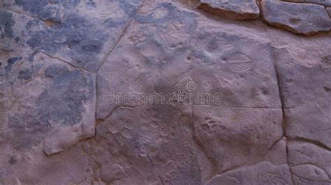 Ancient Rock Art in Sahara Desert Stock Photo - Image of markings ...