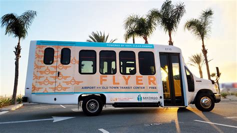 San Diego Flyer rolls out free electric airport shuttle, and Terminal 1 ...