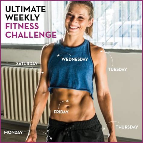 Ultimate Weekly Fitness Challenge - Get Healthy U