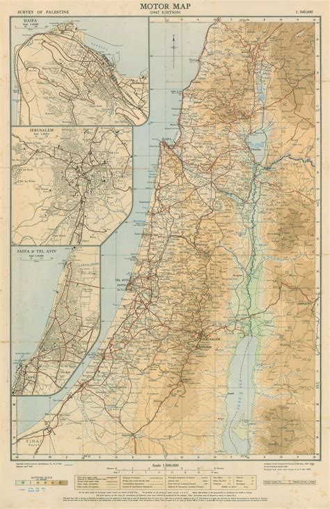 Palestine in 1946 and 1951 - PALESTINIAN HISTORY TAPESTRY