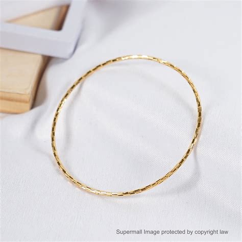 24K Gold Plated Bangel Adult Gelang Tangan Bracelet For Woman ...