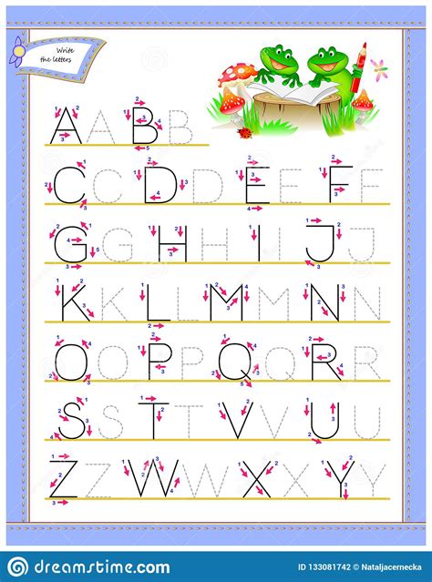 Alphabet Tracing Practice Sheets