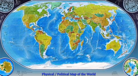 World Physical Map 2007