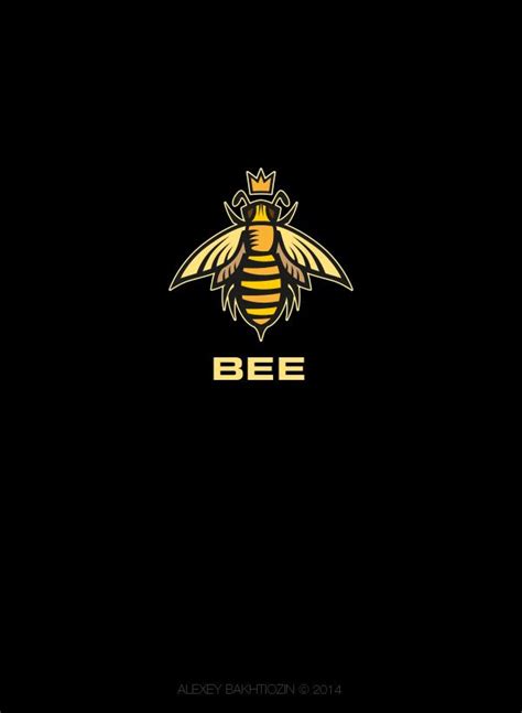 BEE LOGO - Alexey Bakhtiozin | Logo bee, Bee artwork, Bee pictures