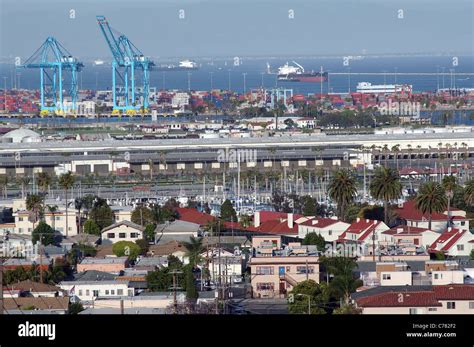 Port in San Pedro California Stock Photo, Royalty Free Image: 38900934 ...