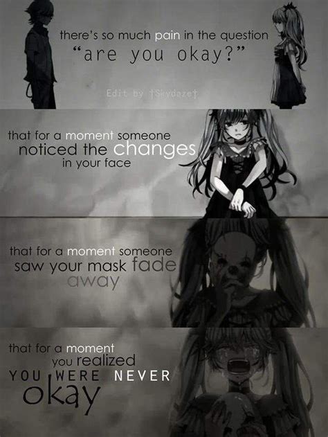 Sad Depressed Quotes Anime - Arise Quote