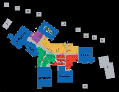 Map Of Cherry Creek Mall - United States Map Of Timezones