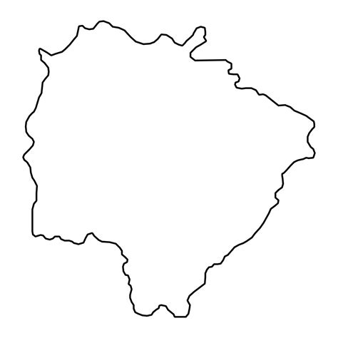 Mato Grosso do Sul Map, state of Brazil. Vector Illustration. 13117762 ...