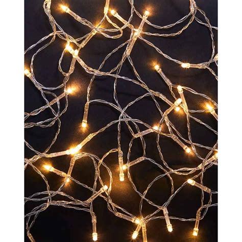 50 Warm White LED Lights - Battery Operated | Party Delights