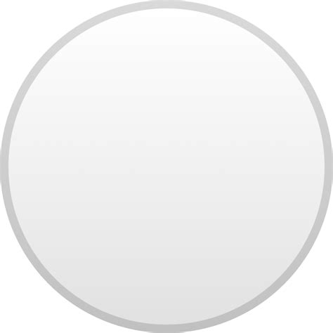 "white circle" Emoji - Download for free – Iconduck