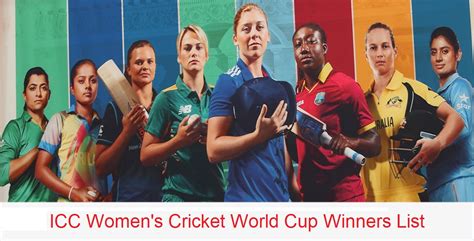 ICC Women's Cricket World Cup Winners List - Guru On Time