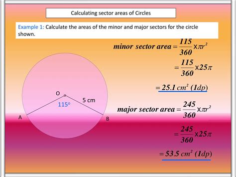 PPT - Area of a Sector and Length of an arc PowerPoint Presentation ...