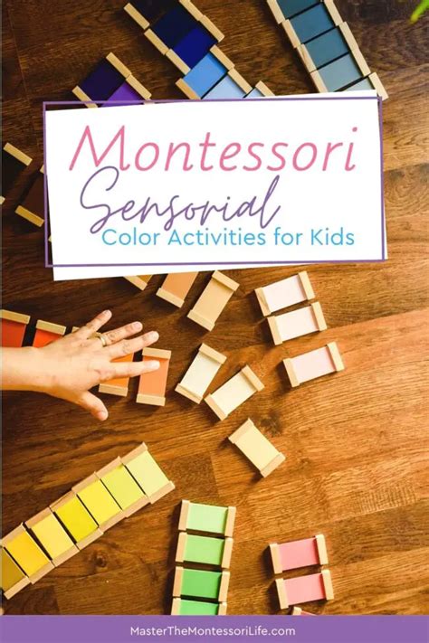 Montessori Sensorial Color Activities for Kids - Master the Montessori Life