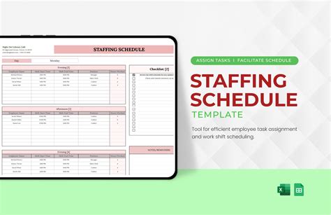 Staffing Schedule Template in Excel, Google Sheets - Download ...