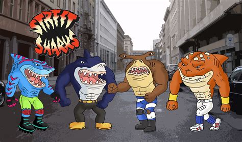 Street Sharks by Blank-mange on DeviantArt