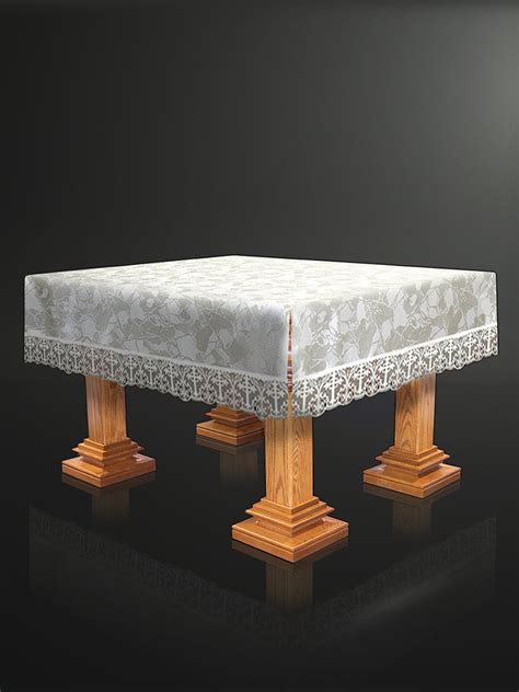 Tailored Altar Cloth with Lace Border – Bramante Studio