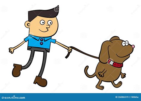 Dog Walk Royalty Free Stock Images Image 26086519