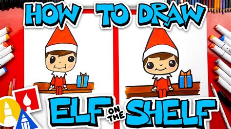 How To Draw Elf On The Shelf - Art For Kids Hub