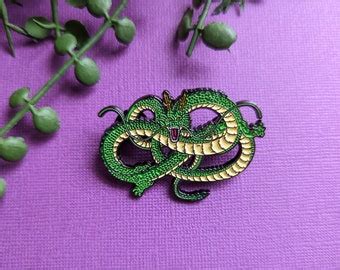 Shenron Dragon Ball Z Enamel Pin - Etsy