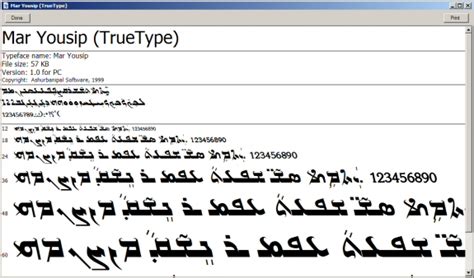 Aramaic Fonts