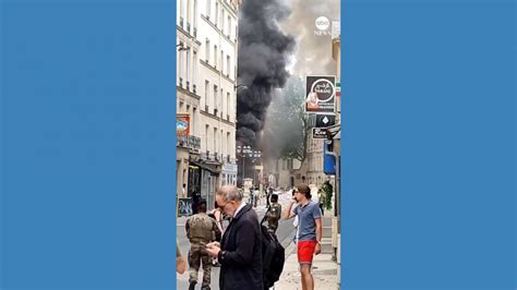 Video Suspected gas leak explosion injures dozens in central Paris ...