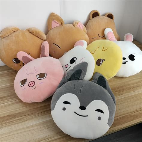 Stray Kids Plushies - Cute Waekki Skzoo Plush Cushion | Stray Kids Store