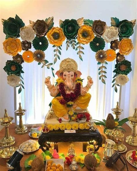 20+ Ganesh Flower Decoration Ideas For Your Home For 2024