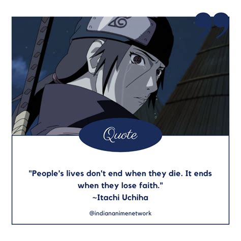 24 Amazing Quotes By Itachi Uchiha - Indian Anime Network