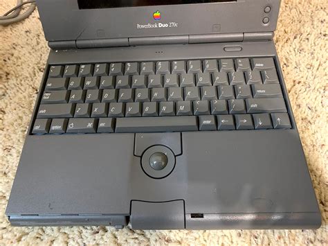 Apple Macintosh (Mac) PowerBook Duo 270c Vintage Laptop (1993)