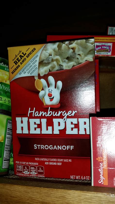 The hand from Hamburger Helper is another great Mascot because it ...