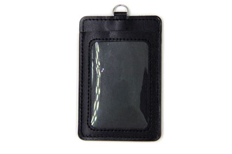 Leather badge holder produced by colorful PU Leather protect your ID cards