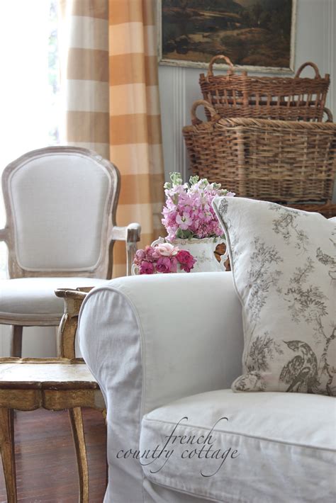 White Slipcovers - FRENCH COUNTRY COTTAGE