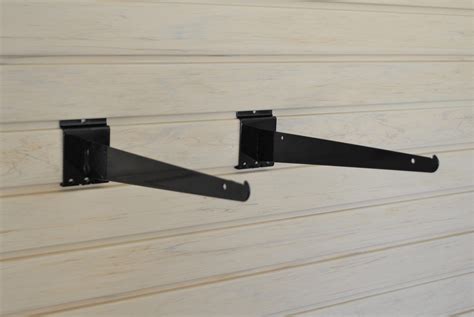 Slatwall Shelf Brackets - 12 Inch - Pair - The Garage Project